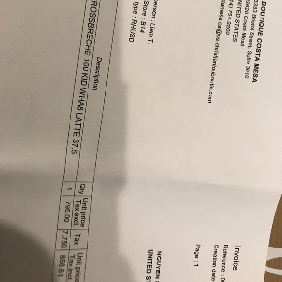 Christian Louboutin Leather Pump - Picture 8 of 8